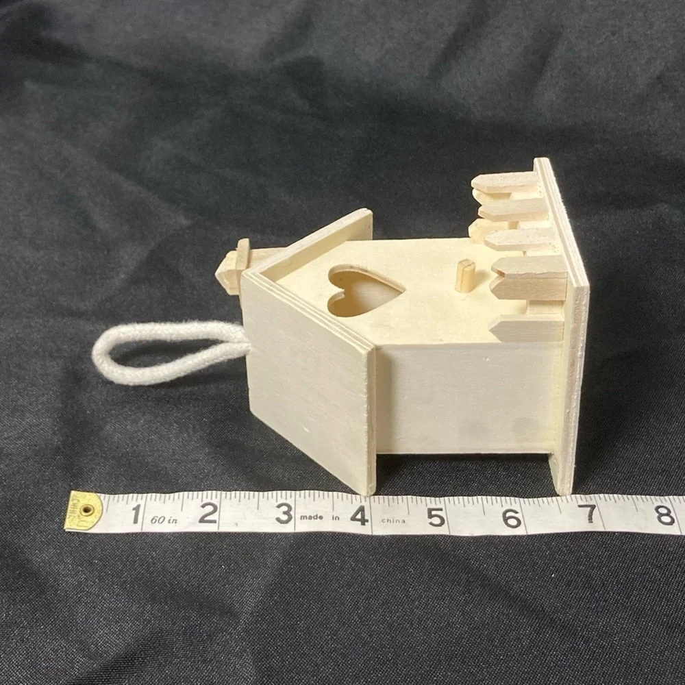 ⭐️ Make Market Valentine’s Day Mini Wooden Birdhouse